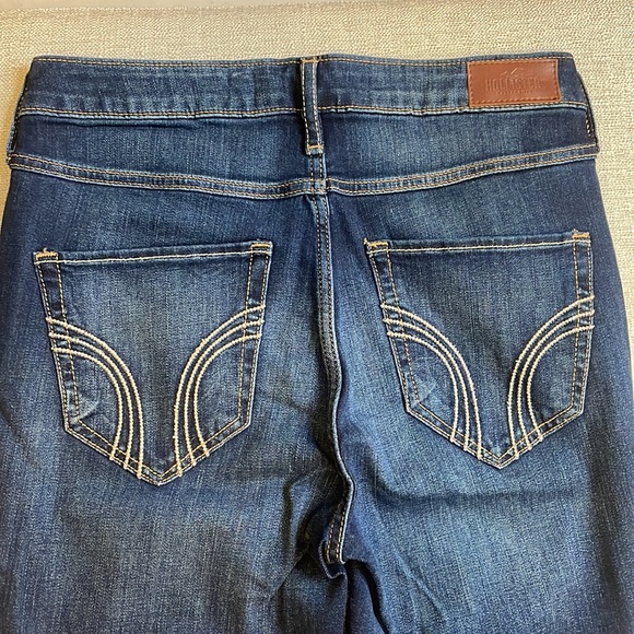 NEW Hollister High-Rise Super Skinny Jeans Dark Wash - Picture 7 of 9